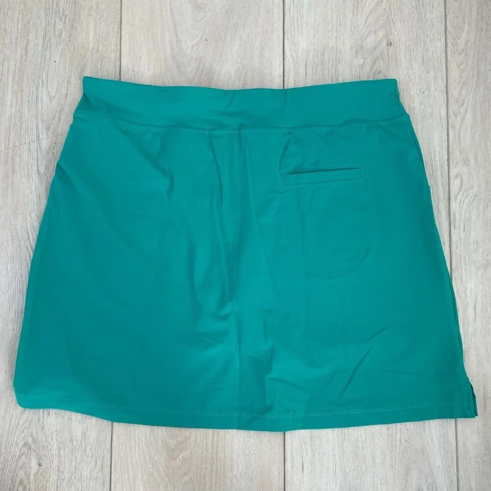 Sofibella‎ Womens XL Athletic Golf Tennis Skort Green Quick Dry Stretch